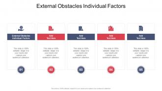 External Obstacles Individual Factors In Powerpoint And Google Slides Cpb