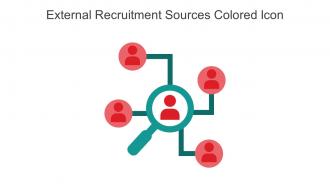 External Recruitment Sources Colored Icon In Powerpoint Pptx Png And Editable Eps Format
