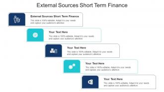 External Sources Short Term Finance Ppt Powerpoint Presentation Portfolio Images Cpb
