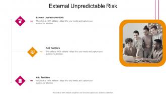 External Unpredictable Risk In Powerpoint And Google Slides Cpb