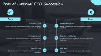 External Vs Internal CEO Succession Pros And Cons PPT Information AT Good