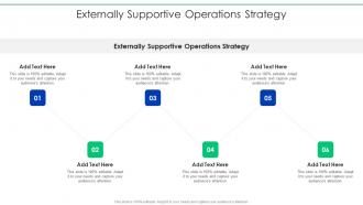 Externally Supportive Operations Strategy In Powerpoint And Google Slides Cpb