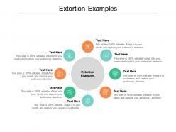 Extortion examples ppt powerpoint presentation infographics ideas cpb