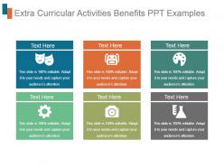 Extra curricular activities benefits ppt examples
