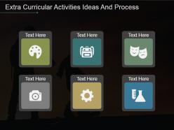 Extra curricular activities ideas and process powerpoint slide background picture