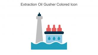 Extraction Oil Gusher Colored Icon In Powerpoint Pptx Png And Editable Eps Format