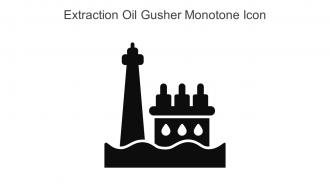 Extraction Oil Gusher Monotone Icon In Powerpoint Pptx Png And Editable Eps Format