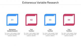 Extraneous variable research ppt powerpoint presentation infographic template cpb