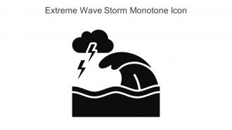 Extreme Wave Storm Monotone Icon In Powerpoint Pptx Png And Editable Eps Format