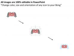 74674194 style circular bulls-eye 2 piece powerpoint presentation diagram infographic slide