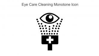 Eye Care Cleaning Monotone Icon In Powerpoint Pptx Png And Editable Eps Format