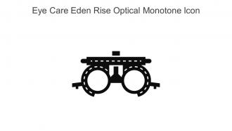 Eye Care Eden Rise Optical Monotone Icon In Powerpoint Pptx Png And Editable Eps Format