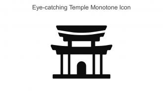 Eye Catching Temple Monotone Icon In Powerpoint Pptx Png And Editable Eps Format
