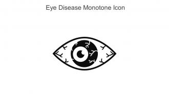 Eye Disease Monotone Icon In Powerpoint Pptx Png And Editable Eps Format
