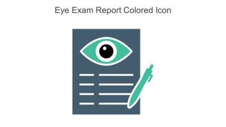 Eye Exam Report Colored Icon In Powerpoint Pptx Png And Editable Eps Format