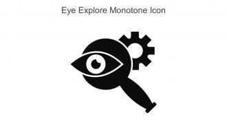 Eye Explore Monotone Icon In Powerpoint Pptx Png And Editable Eps Format