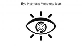 Eye Hypnosis Monotone Icon In Powerpoint Pptx Png And Editable Eps Format
