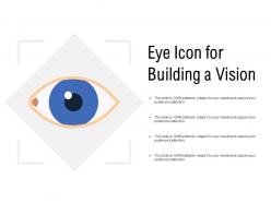 Eye icon for building a vision