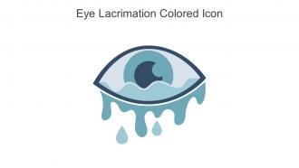 Eye Lacrimation Colored Icon In Powerpoint Pptx Png And Editable Eps Format