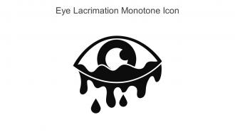 Eye Lacrimation Monotone Icon In Powerpoint Pptx Png And Editable Eps Format