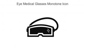 Eye Medical Glasses Monotone Icon In Powerpoint Pptx Png And Editable Eps Format