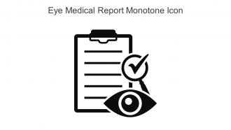 Eye Medical Report Monotone Icon In Powerpoint Pptx Png And Editable Eps Format