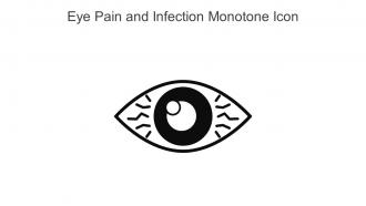 Eye Pain And Infection Monotone Icon In Powerpoint Pptx Png And Editable Eps Format