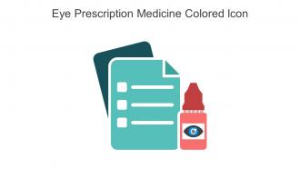 Eye Prescription Medicine Colored Icon In Powerpoint Pptx Png And Editable Eps Format