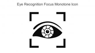 Eye Recognition Focus Monotone Icon In Powerpoint Pptx Png And Editable Eps Format