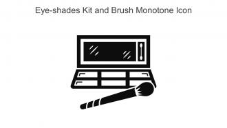 Eye Shades Kit And Brush Monotone Icon In Powerpoint Pptx Png And Editable Eps Format