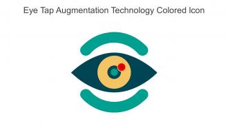 Eye Tap Augmentation Technology Colored Icon In Powerpoint Pptx Png And Editable Eps Format