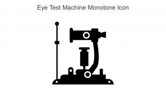 Eye Test Machine Monotone Icon In Powerpoint Pptx Png And Editable Eps Format