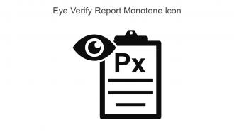 Eye Verify Report Monotone Icon In Powerpoint Pptx Png And Editable Eps Format