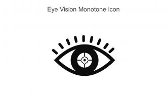 Eye Vision Monotone Icon In Powerpoint Pptx Png And Editable Eps Format