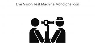 Eye Vision Test Machine Monotone Icon In Powerpoint Pptx Png And Editable Eps Format