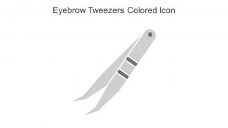 Eyebrow Tweezers Colored Icon In Powerpoint Pptx Png And Editable Eps Format