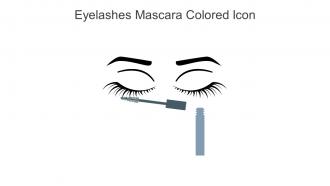 Eyelashes Mascara Colored Icon In Powerpoint Pptx Png And Editable Eps Format