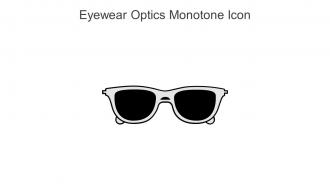 Eyewear Optics Monotone Icon In Powerpoint Pptx Png And Editable Eps Format