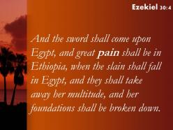 Ezekiel 30 4 anguish will come upon cush powerpoint church sermon