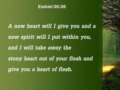 Ezekiel 36 26 heart of stone and give powerpoint church sermon