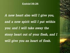 Ezekiel 36 26 heart of stone and give powerpoint church sermon