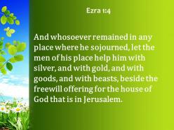 Ezra 1 4 the temple of god in jerusalem powerpoint church sermon