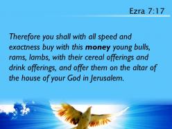 Ezra 7 17 the temple of your god powerpoint church sermon