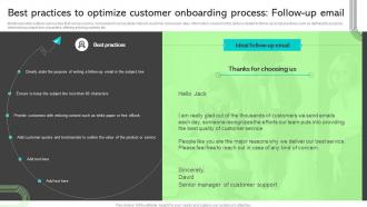 F1016 Best Practices To Optimize Customer Onboarding Process Ways To Improve Customer Acquisition Cost