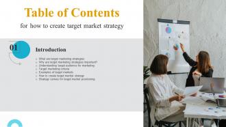 F1198 How To Create Target Market Strategy For Table Of Contents Strategy Ss V