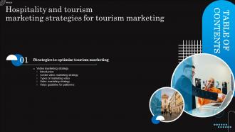 F1215 Hospitality And Tourism Marketing Strategies For Tourism Marketing Table Of Contents Mkt Ss V