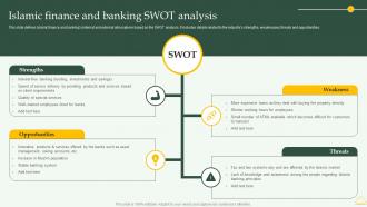F1321 Islamic Finance And Banking Swot Analysis Comprehensive Overview Islamic Financial Sector Fin SS