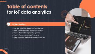 F1379 Iot Data Analytics For Table Of Contents Ppt Show Graphics Download