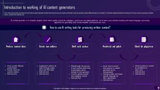 F1435 Introduction To Working Of Ai Content Generators Comprehensive Guide On Ai Text Generator AI SS