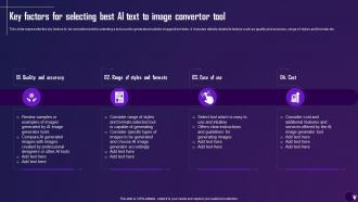 F1440 Key Factors For Selecting Best Ai Text To Tool Comprehensive Guide On Ai Text Generator AI SS